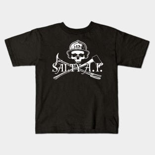 Salty AF - Ladder 13 Designs Kids T-Shirt